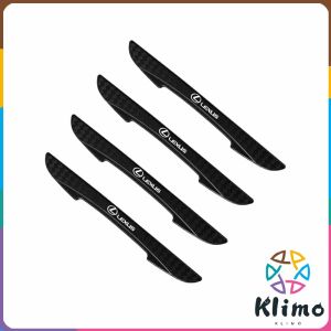 KLIMO 4pcs Car Door Anti-Collision Strip Rearview Mirror Sticker For Mazda Toyota Honda Mitsubishi