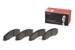 MITSUBISHI PAJERO V6 / V34 / V46 / 4M40 FRONT (DEPAN) & REAR (BELAKANG) BREMBO BRAKE PAD 100% ORIGINAL AUTHENTIC PRODUCT (PRICE FOR 4 PCS)