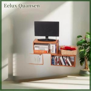 Eelux 1 cái 1:12 Dollhouse thu nhỏ bằng gỗ lưu trữ Tủ lưu trữ giá kệ sách mô hình đồ nội thất phụ kiện đồ chơi