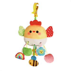 Baby Stroller Toy Pull String Teether Sensory Clip On Travel Crib Car Seat Newborn Plush