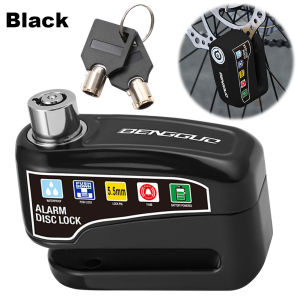 【New Arrival】 High-Strength Waterproof Motorcycle Lock with Alarm and Disk Brake Lock for Safe Bike Parking