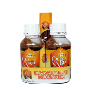 Queen Bee Forest Honey Madu Hutan Asli Duo Pack