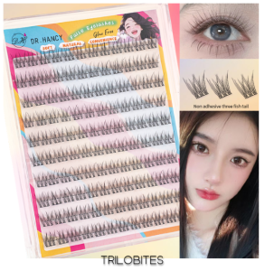 Eyelashes DIY Lashe Clusters Adhesive Eyelash Natural False Eyelashes Glue Strands Eye Lashes Artificial Eyelashes