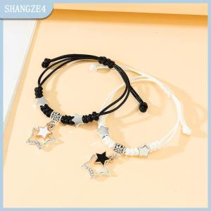 【SHANGZE4】 Vài Vòng tay pentagram vài thẻ handmade đa năng dệt tay dây Quà Tặng nữ