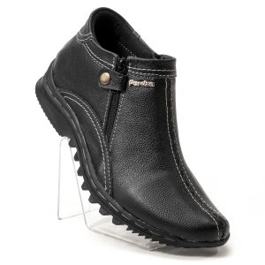 Sepatu Pria Boots Casual Boot Kulit Double Zipper P01 DP