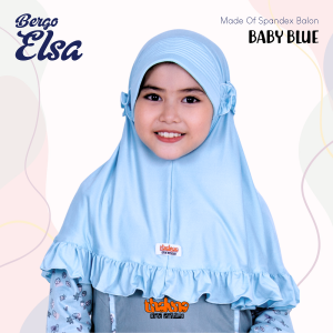 Jilbab Anak Sekolah Kerudung Anak Spandex Balon Bergo Elsa Thaluna Kids Varian#2