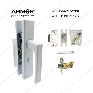 ARMOR Tubular Lever Door Lock ATLP-6821 Handle Lock for Bathroom / Toilet Swing Door