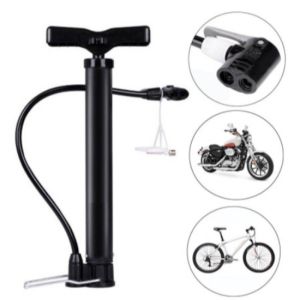 120PSI High Pressure Bike Pump Motorcycle Pump Mountain Bikes Basketball Pump Portable Mini Pump