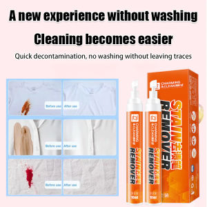 🔥HOT🔥 Stain removal pen Oil removal pen Water-free oil removal pen Lipstick coffee stains and whit