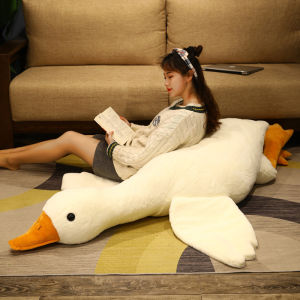 JOJO CASTLE Cute Duck Plush Toy Big White Goose Doll Kids Toys Soft Cushion Baby Sleeping Pillow Stuffed Animal Doll Girl Christmas Toys
