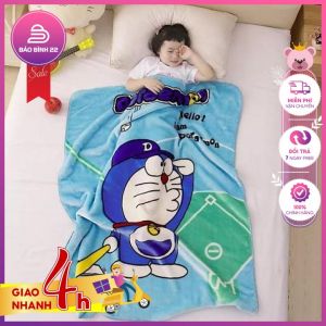 Chăn nhung tuyết cho bé size 140x100cm phù hợp cho bé đi học hoặc người lớn dùng làm chăn văn phòng - Bảo Bình 22