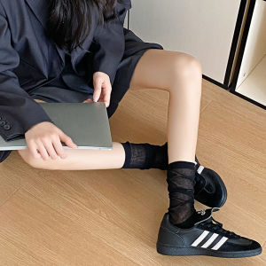 ถุงเท้าขนสั้นสีทึบสีดำ สีขาว และสีเทา ถุงเท้าน่อง ถุงเท้า JK ถุงเท้าโลลิต้า ถุงเท้าน่องนักเรียน จำเป็นสำหรับการสวมใส่ในชีวิตประจำวัน มีในสต็อกในกรุงเทพ