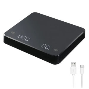 Digital Kitchen Scale 5kg Food Scale with 1g Accuracy TARE Function LED Display for Baking & Meal Prep