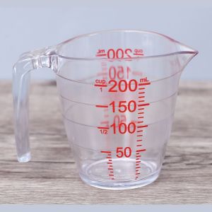 Cốc đong YOKO INOCHI (200ml hoặc 500ml) ly định lượng dung dịch dùng trong nấu ăn pha chế ca chia vạch nhựa nguyên sinh