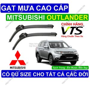 Gạt Mưa Ô Tô Mitsubishi Outlander Cặp Gạt Mưa Kính Lái Cho Dòng Xe Mitsubishi Outlander Đủ Size Cho Các Đời Outlander