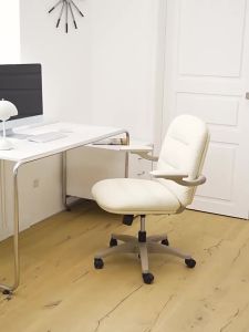 Sacesr Home Vanity Office Chair Lounge Comfort Study Meditation Chair Ergonomic Backrest Senior Salon Furniture Silla Escritorio FYOC 3T7R1