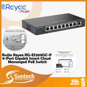 Ruijie Reyee RG-ES209GC-P (9-Port Gigabit Smart Cloud Managed PoE Switch)