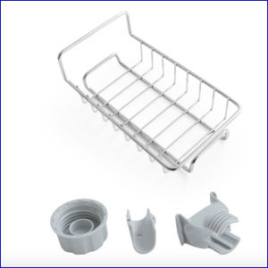 Giá Treo Vòi Đựng Đồ Tiện lợi Bằng INOX Để Đồ Giẻ Rửa Chén Bát ráo nước