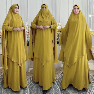 TERBARU! One Set Gamis Syari / Set Dress Kode EDITI Bahan Kringkel Premium By Ory AjeZas Collection