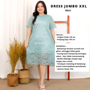DRESS BRUKAT BIGSIZE JUMBO LENGAN PENDEK KOREA WANITA TERBARU 2020 MODERN KEBAYA PESTA LENGAN PENDEK PAKAIAN BAJU WANITA KEBAYA TRADISIONAL KEBAYA WISUDA BIGSIZE XXL UKURAN BESAR JUMBO
