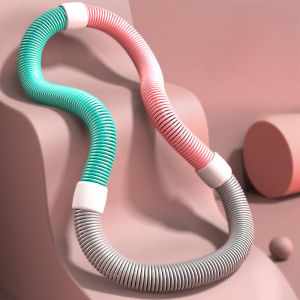 【Smilewil】ฮูล่าฮูปสปริง ปิดเสียง น้ำหนักเบา ไม่เจ็บเอว ยืดหยุ่นนุ่มสบาย อุปกรณ์ลดไขมันหน้าท้อง เหมาะทุกวัย