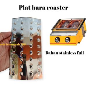 PLAT BESI PENGGANTI KACA UNTUK KOMPOR PANGGANGAN SOSIS KOMPOR PANGGANG ROASTER