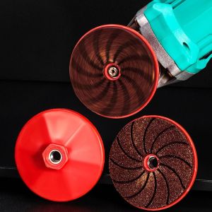 PPRVAU M10 Thread Tile Trimming Polishing Disc Chamfering 80mm Angle Grinder Grinding Disc Durable Diamond Sand Tile Polishing Pad Marble