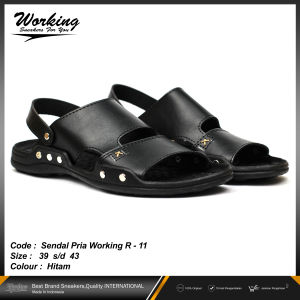 Sandal Kasual Working R-11 / Sandal Pria Keren / Sandal Slop Import Pria Dewasa Kekinian 2022