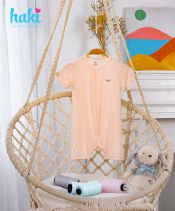 Bộ body đùi vải gỗ sồi cao cấp cho bé 4-12kg + Set body liền thân cho bé vải Modal siêu mềm mịn hàng chính hãng xuất khẩu HAKI BM020