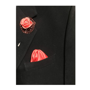 ที่ใส่พ็อกเก็ตสแควร์ Leather Pocket Square Holder For Mens Suit. Pocket square (handkerchief)