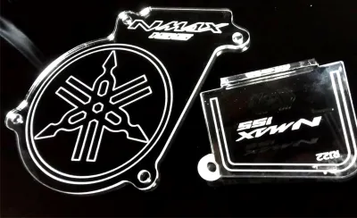 CRANK CASE ACRYLIC COVER FOR NMAX VERSION 1 ACRYLIC