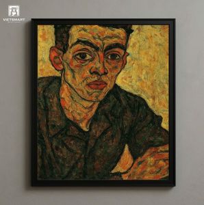 Tranh Nghệ thuật "Chân Dung Một Người Đàn Ông" VIETSMART ART - Sơn dầu 60 x 70cm