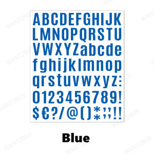 UMI Alphanumeric A-Z 0-9 Letter Number Alphabet Sticker Wedding Birthday Festival Party BOBO Balloon Decoration Nombor 字母贴纸