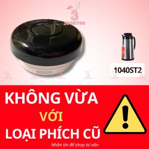 Nắp phích 1 lít Rạng Đông mã 1040TS 1040ST2 nút nhựa nắp thay thế nắp ấn nắp nhựa gioăng ron phụ kiện thay thế bình thủy bình giữ nhiệt 1040