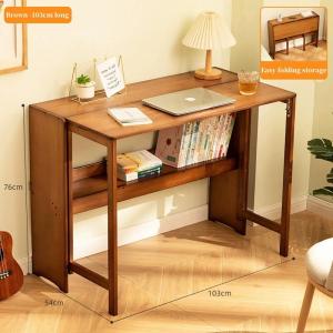 Foldable storage table small household study table folding desk office desk