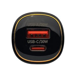 Salpido SAL-CC-103 (PD 30W+QC 30W) 60W Fast Car Type C*1 USB-A port*1