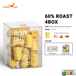 【Cheerful Goat】POCKET COFFEEFAMILY VALUE PACK Coffee Powder 84pcs