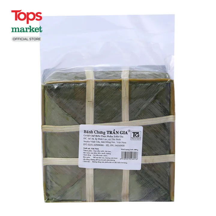 Bánh Chưng Trần Gia 600G - Siêu Thị Tops Market | Lazada.vn