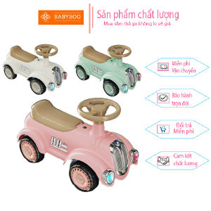 Antique scooter for children fashionable full of lights and music with trunk for storage