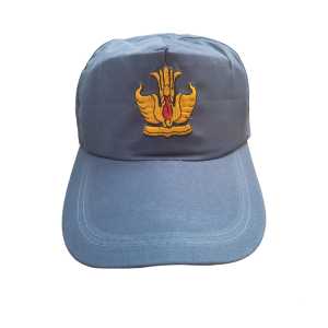 Topi SMA bordir abu full
