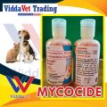 Mycocide Antifungal and Antibacterial Shampoo for Dogs Cats and Horse 150ml Mycocide antifungal shampoo for dogs. 