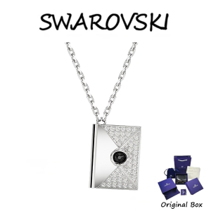 ♈Swarovski♈ 662937 สร้อยคอเงินแท้ 925 ประดับเพชรสีขาว Letra A Love Letter (แจกกล่องของขวัญบรรจุภัณฑ์ของแท้)