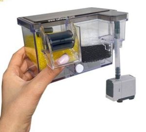 (Free Filter Material) Sobo Multi-compartment Overflow Filter AQ-15H For Aquariums