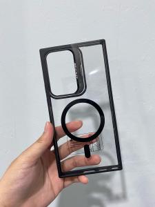 Smile Casing Case Hardcase Magsafe 2in1 Metal Lens Holder Samsung S25 Ultra / Samsung S25+ Plus / Samsung  S24 FE / Samsung S24 Ultra / Samsung  S24+ / Samsung S26 Ultra / Samsung S26+ Plus Case Pelindung Hp Case Magsafe