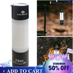 【Chinatera】Atmosphere Light 2600mAh Outdoor Camping Light 350LM Camping Flashlight IPX4 Waterproof Last Up To 7H Battery Operated for Fishing Hiking