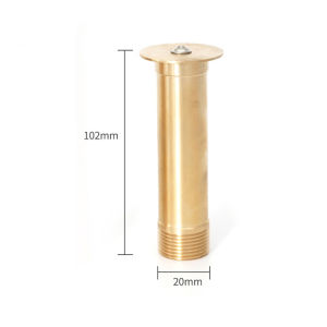 Fountain Nozzle 1/2" and 3/4" Brass Mushroom Fountain Nozzle for Garden Pond Amusement Park