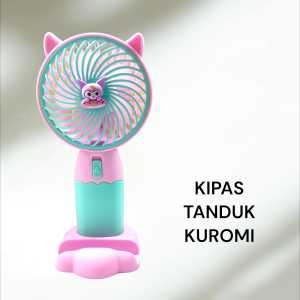 KIPAS TANDUK SANRIO KIPAS GENGGAM MINI FAN KIPAS PORTABLE USB FAN KIPAS USB KIPAS DUDUK FAN USB KMK