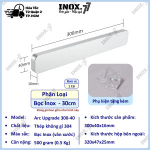 Thanh nam châm treo dao kéo dụng cụ - hộp bọc INOX 304 nguyên khối sang trọng - 820