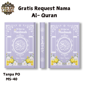 Alquran Gratis Custom Nama Quran Tanpa PO Quran A5 Terjemah Perkata 8 Blok Warna Latin Tajwid Warna