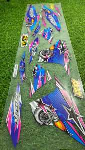 Striping Lis Sticker Vario 125 Fi Lama Kzr Bahan Polet Transparan Bening Variasi